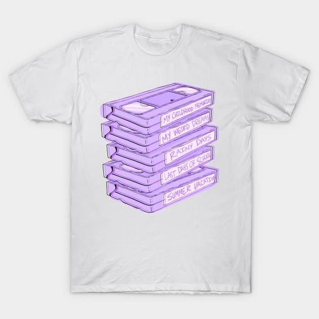 My Home Videos - Purple T-Shirt by jzanderk